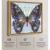 Art Remedy On Her Way Colorful buterfly and flowers wall art Framed - 3 of 4
