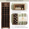 Free Standing Tall Shoe Cabinet With 30 Compartments Shoe Rack Storage Organizer For Hallway Bedroom (24.40 L x 12.90 W x 73.80 H Inches) - 3 of 4