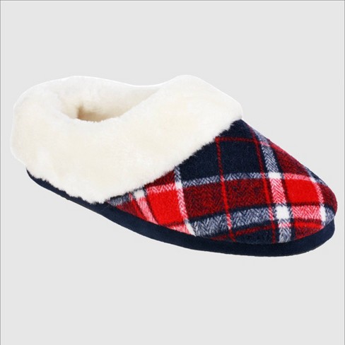 Plaid deals slippers womens