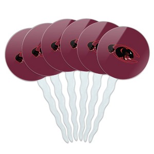Claflin University Primary Logo Cupcake Picks Toppers Decoration Set of 6 - 1 of 4