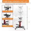 Transmission Jack Lift, 1322 Lb Adjustable Telescoping Hydraulic Hoist with High Lift and Foot Pedal Operation - 4 of 4