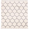 Unique Loom    Hygge Shag Trellis Area Rug - 2 of 4