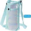 BABYYER Water Bottle Bag Mesh Portable Bottle Holder Carrier Adjustable Shoulder Strap for Sports Hiking Camping - 4 of 4