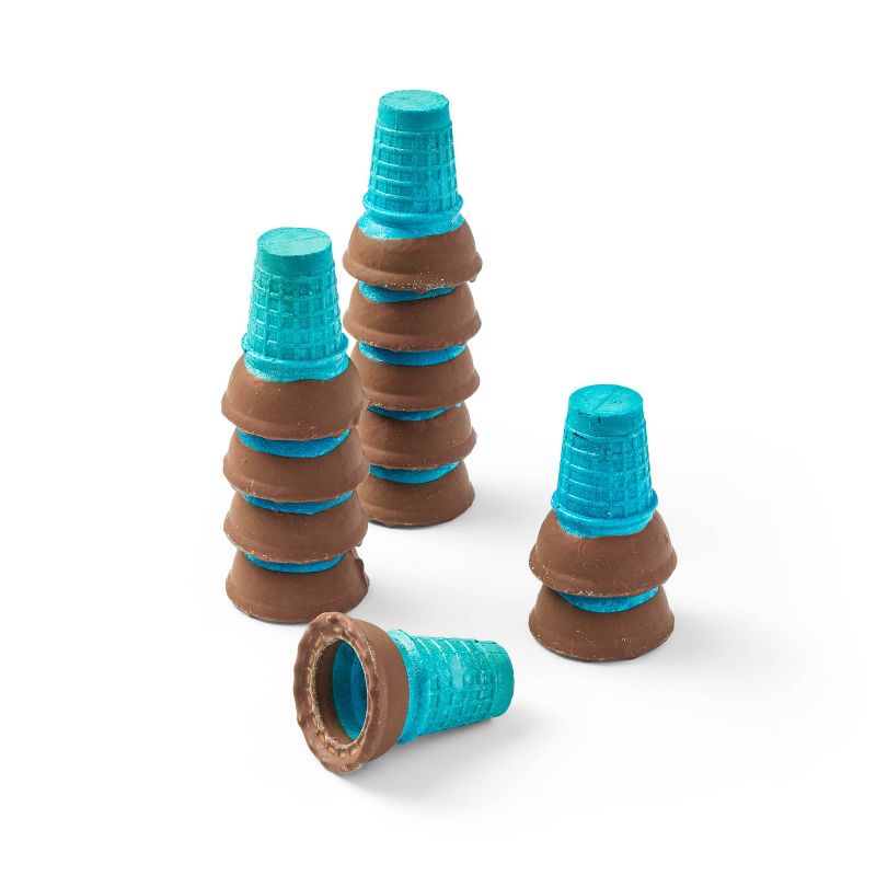 Chocolate Dipped Blue Ice Cream Cones - 3.5oz - Favorite Day&#8482;, 2 of 5