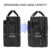 Laptop Briefcase for Men Women, 17 Inch Laptop Bag Water Repellent & Expandable Messenger Bag with Strap - 3 of 4