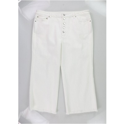 Michael Kors Womens Selma Flare Cropped Jeans