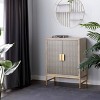 Contemporary Metal Cabinet - Olivia & May - image 2 of 4