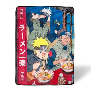Just Funky Naruto Ramen Shop Fleece Throw Blanket | 45 x 60 Inches - 1 of 4