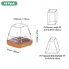 Unique Bargains Hardwood Floor Silicone Pads with Felt Pads Furniture Leg Covers for Chair - 3 of 4