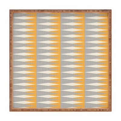 Mirimo Geotribe Square Medium Bamboo Tray - Deny Designs