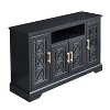 NicBex Buffet Cabinet with Storage 51.97" Modern Sideboard Cabinet Console TV Cabinet with Glass Doors and Adjustable Shelves for Living Room - 3 of 4
