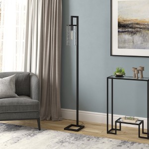 Hudson and Canal 67.75" Tall Floor Lamp with Glass Shade - 1 of 4