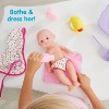 Kidoozie Bathtime Baby, 12-Inch Doll, Bath tub and Accessories for Kids, Pretend Play, Ages 3 and up - 3 of 4
