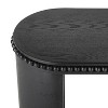 Kumasinova 60" Vintage Wood Console Table with Beaded Trim,Entryway Table with Reversible Curved Legs,Console Tables for Entryway,Hallway&Living Room - 3 of 4