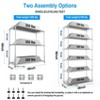 NicBex 1PC/2PCS 3 Tier Wire Shelving Unit,1050LB Height Adjustable Metal Garage Storage Shelves,Heavy Duty Storage Rack for Warehouses,Kitchens,Garage - 4 of 4