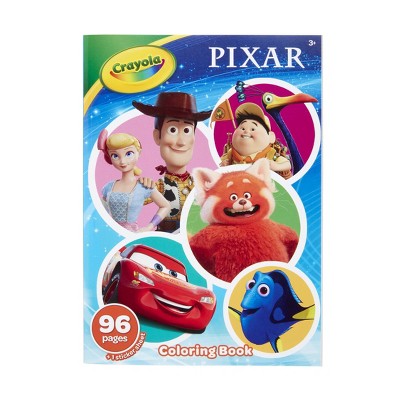 Crayola Disney Pixar Coloring Book: Creative Kids Activity, 96 Pages, Ages 3+, Boys & Girls, 10.75" x 7.75"