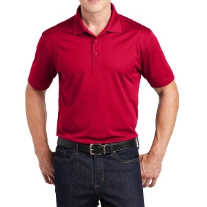 Mafoose Men's Short Sleeve Tall Micropique Sport-Wick Moisture-Wicking Polo T-shirt - 1 of 4