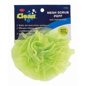 Ritz Clean Polyester Long Lasting Mesh No Scratch Scrub Puff 4.5" - 1 of 3