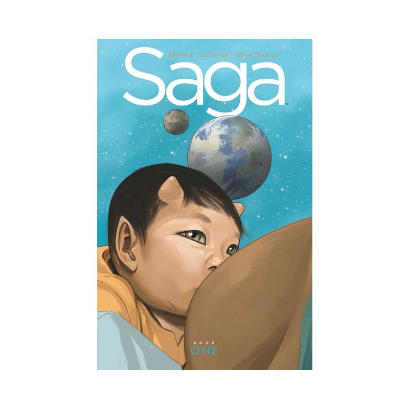Saga Book One - by  Brian K Vaughan (Hardcover), 1 of 2