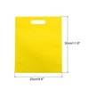 Unique Bargains Non-Woven Shopping Wedding Party Reusable Goodie Treat Tote Bag with Handles 24 Pcs - 2 of 4
