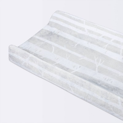 Plush Changing Pad Cover Trees - Cloud Island™ - Gray