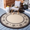 Courtyard CY0901 UV & Stain Resistant Non-Shedding Power Loomed Indoor/Outdoor Rugs - Safavieh - 2 of 4