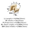 Amerock Davenport Cabinet or Furniture Knob - 4 of 4