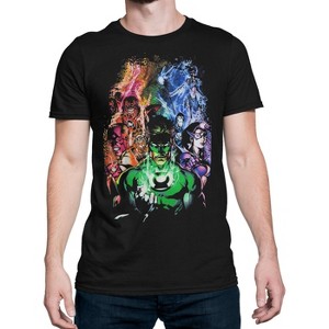 Mens Green Lantern Blackest Night Group T-Shirt - 1 of 4