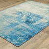 Captiv8e Designs Navarre Distressed Glacial Abstract Beige/Blue Indoor/Outdoor Area Rug - 3 of 4