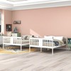 TiramisuBest Twin-Over-Twin Bunk Bed with Slide & Ladder,White, Space-Saving Kids Bedroom Bunk - 3 of 4