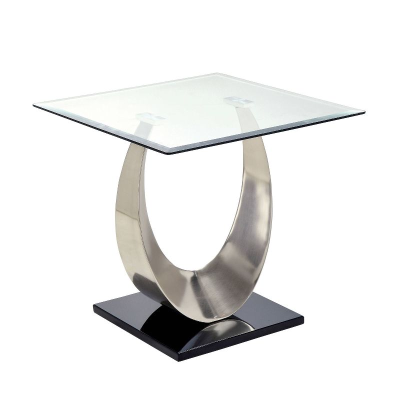 Juliana End Table Silver/Black - HOMES: Inside + Out, 1 of 5