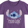 Girls' - Disney - Lilo & Stitch Fitted Short Sleeve Graphic T-Shirt - 2 of 4