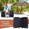 Travel Spinner Luggage Set with TSA Lock Expandable Hardside Suitcases 16" 20" 24" 28" and Tote Bag - Cuddlewood - 3 of 4