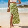 Women's Flowy Side Slit Floral Beach Maxi Skirt-Cupshe - 3 of 4
