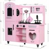 Pink Kitchen Set, Wooden Toy with Lights Sounds,more immersive and realistic experience and more fun - 4 of 4