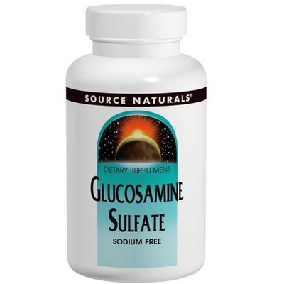 Glucosamine Sulfate 500mg by Source Naturals, Inc.  -  60 Tablet