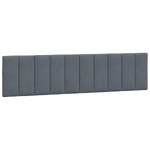 vidaXL Headboard Cushion Bedroom Hanging Upholstered Pillow Headboard Velvet - Dark Gray 76" - 1 of 4