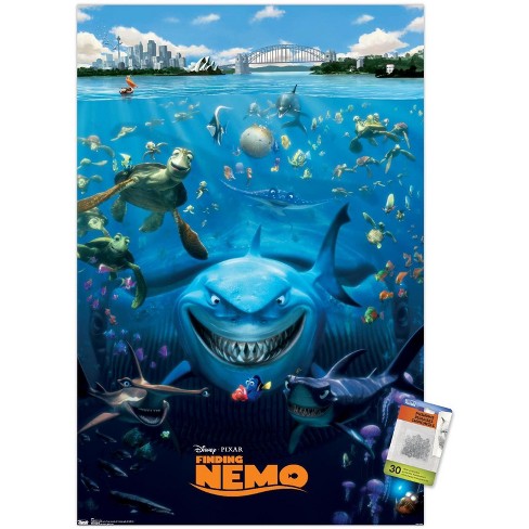 Trends International Disney Pixar Finding Nemo - Cast Unframed Wall ...