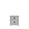 Galano Geodarno 2-Drawer Nightstand with Storage – Dusty Grey Oak - 3 of 4