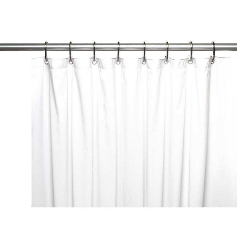 Ben&Jonah Ianthe Vinyl Water Repellent Shower Curtain Liner - Easy To Clean, 2 of 3