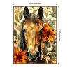 Amanti Art Horse in Flowers by Justyna Jaszke Framed Canvas Wall Art - 3 of 4