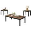 Sapphtopaz Modern Coffee Table with 2 End Tables Living Room Table Set Durable Center Table for Living Room,3pcs - 4 of 4