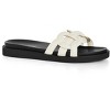 Women's Plus Size WIDE FIT Star Weave Slide - cream | CITY CHIC - 2 of 4