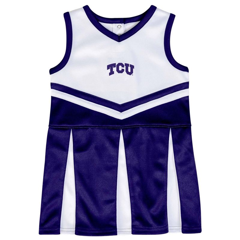 NCAA TCU Horned Frogs Infant Girls&#39; Cheer Dress, 1 of 4