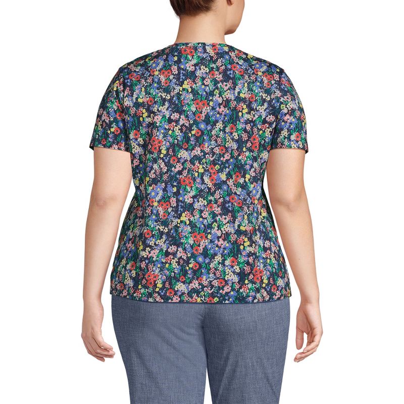 Lands' End Women's Relaxed Supima Cotton T-Shirt, 2 of 4