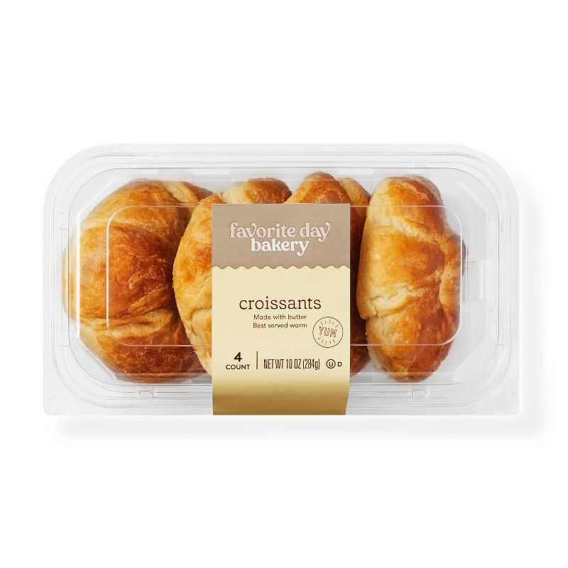 Butter Croissants - 10oz/4ct - Favorite Day&#8482;, 1 of 5