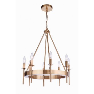 Craftmade Lighting 8 - Light Chandelier in  Satin Brass - 1 of 1