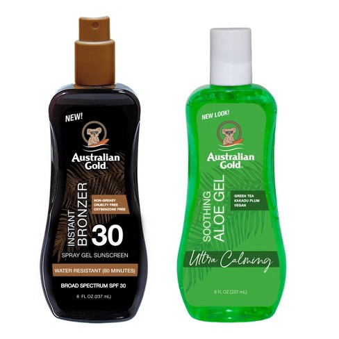 Australian Soothing Aloe Sunscreen Spray - Spf 30 - 16oz : Target