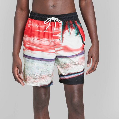 Men's 7 Elastic Waist Island Swim Shorts - Original Use™ Pink : Target