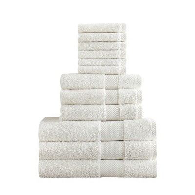 white bath towel sets